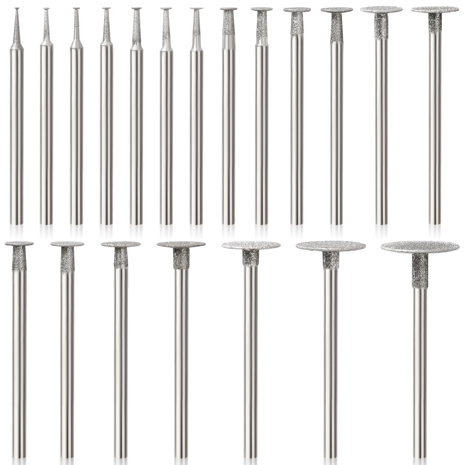 20Pcs Diamond Grinding Bits for Dremel Bits Ball Shape Diamond Bits — Amazon image 11