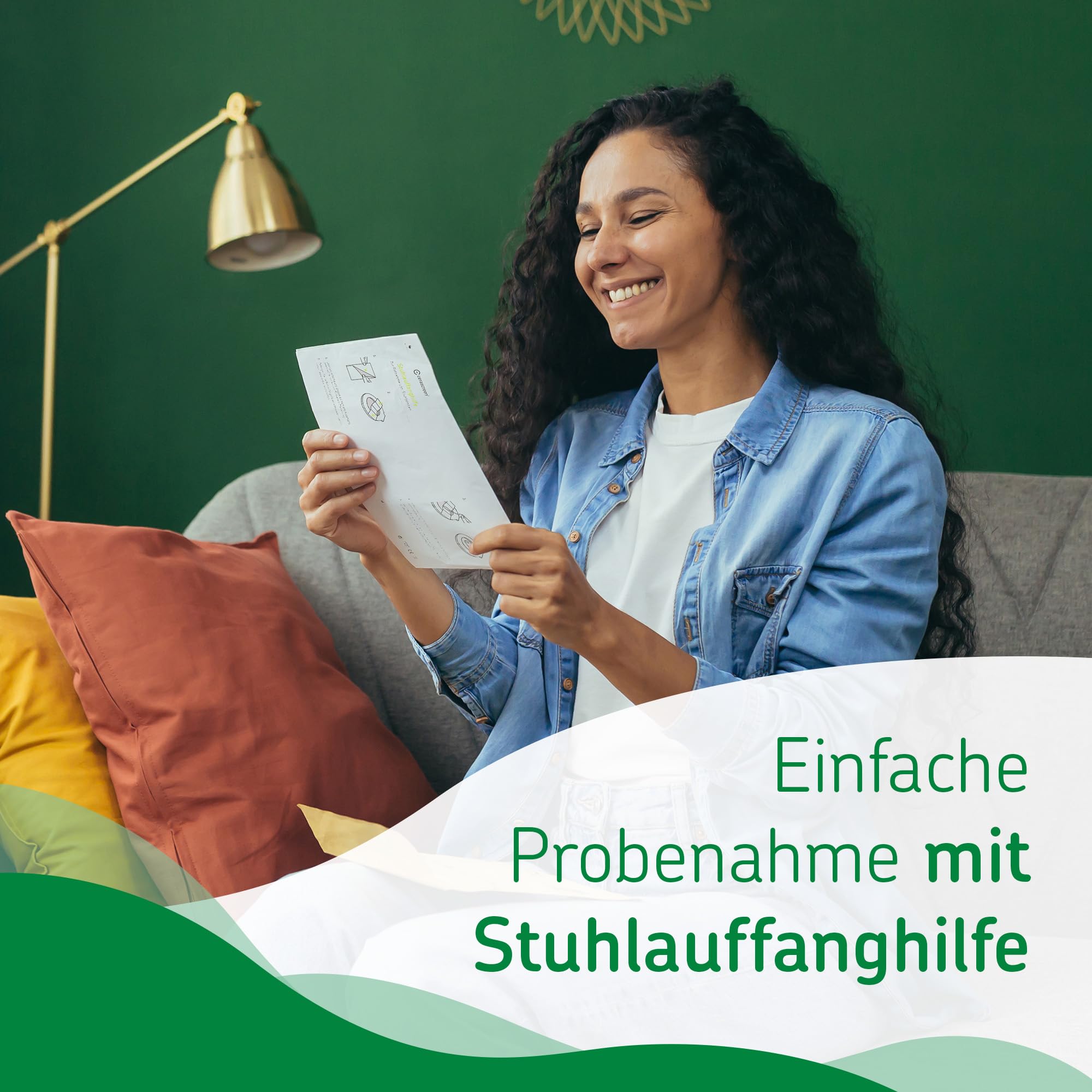 Darmgesundheits Test von CERASCREEN – Gesundheitscheck Darmflora Plus | Stuhltest zur umfangreichen Untersuchung von 18 Darmbakterien und Pilzen (u.a. Candida) und dem pH-Wert des Stuhls