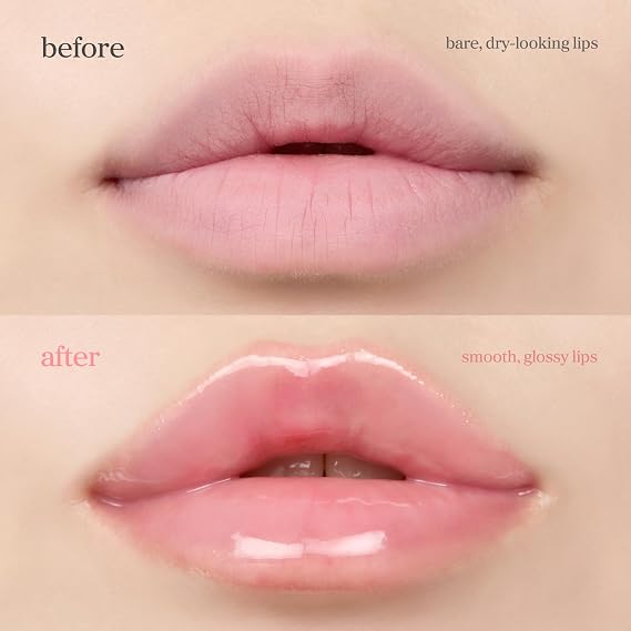 NOONI Korean Lip Oil - Applepeony - Plumping & Hydrating Tinted Lip Gloss | 24HR Hydration, Moisturizing Lip Oil, Natural Lip Plumping Effect, Waterproof Wear, Glossy Finish, Gift Stocking Stuffers