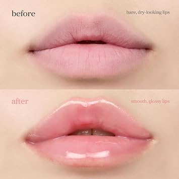 NOONI Korean Lip Oil - Applepeony - Plumping & Hydrating Tinted Lip Gloss | 24HR Hydration, Moisturizing Lip Oil, Natural Lip Plumping Effect, Waterproof Wear, Glossy Finish, Gift Stocking Stuffers