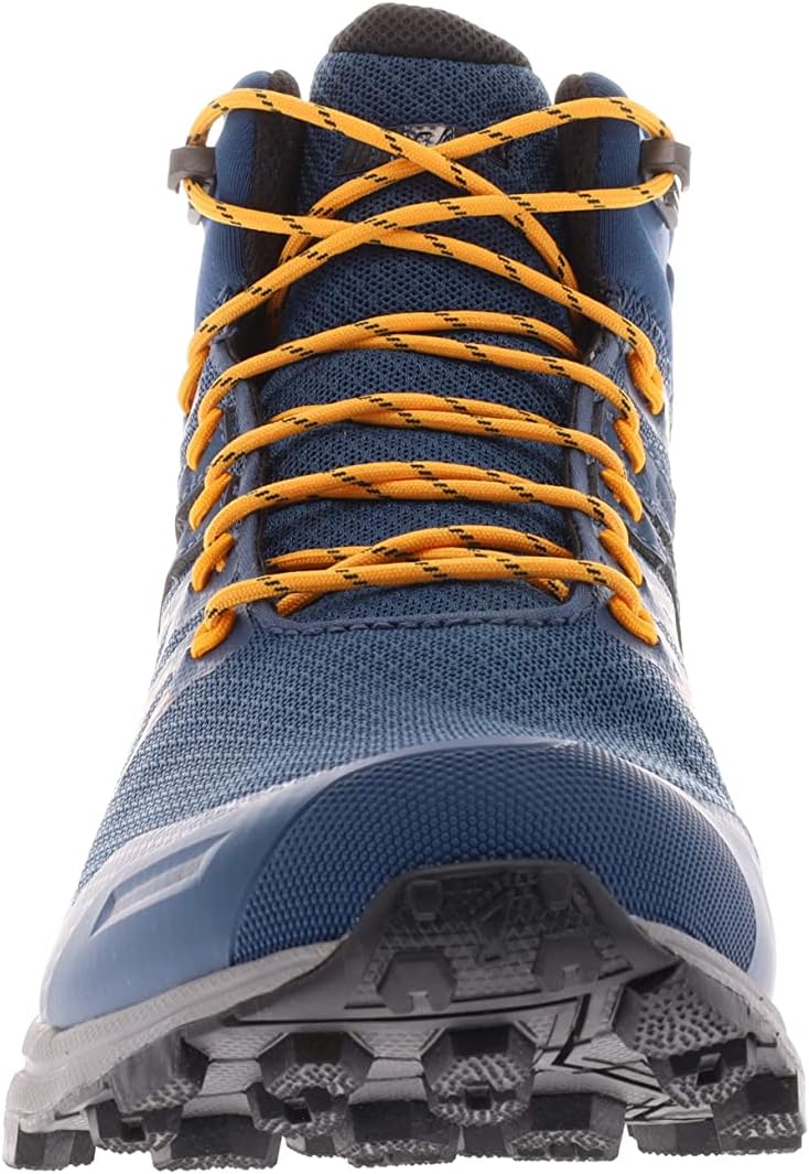 INOV8 Men's Roclite G 345 GTX V2 - Lightweight Waterproof Hiking Boots - Navy/Nectar - 9.5