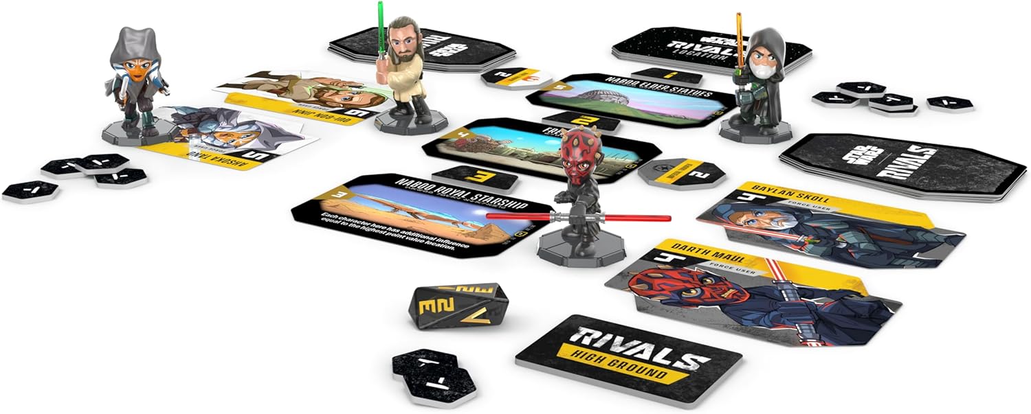 Funko Games Star Wars Rivals S2 Premier Set | Battle Between Dark & Light | Features 4 Exclusive Characters | for 2 Players, Ages 7+