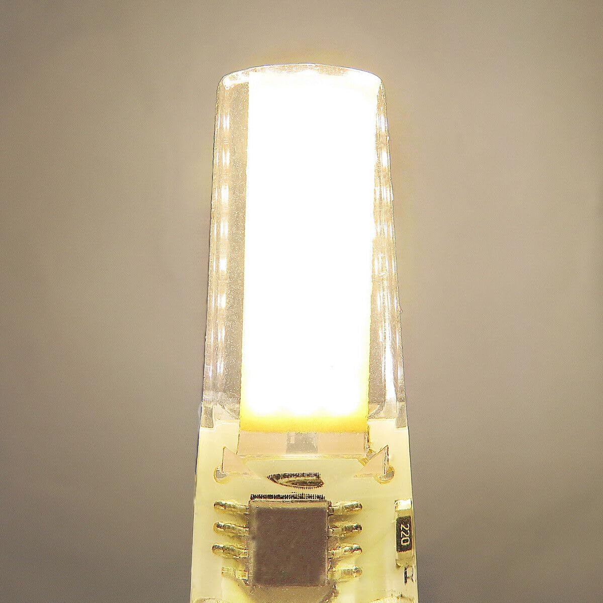 G4 LED Light Bulbs Lighting, 5W Equivalent to 50W, Bi-pin LED Bulb Silicone G4 LED Bulbs (Warm White, 12V-24V)