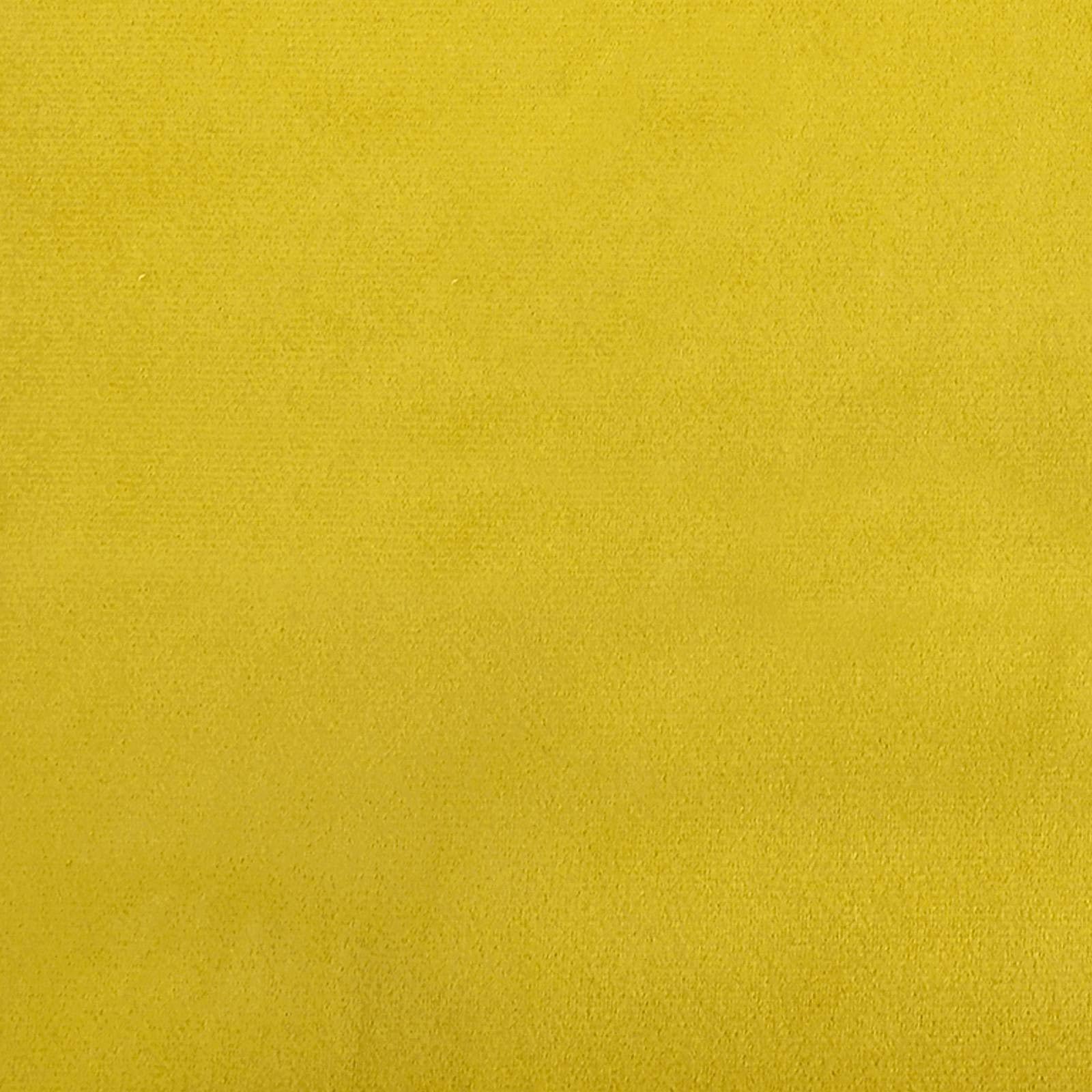 vidaXL Fotel relaksacyjny obrotowy Żółty 63 x 75 x 76 cm Aksamit