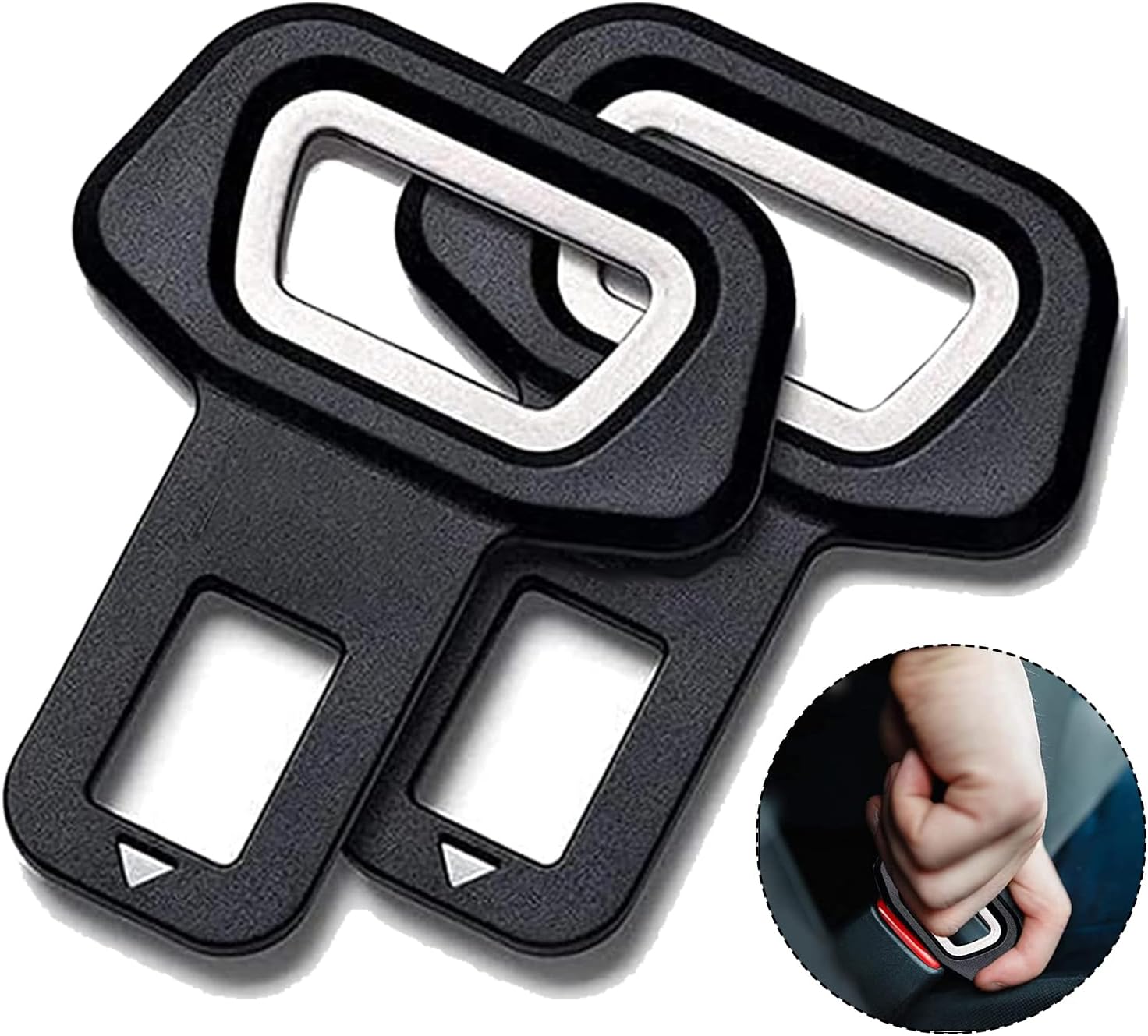 Amazon.fr 2 pièce Boucle de Ceinture de Sécurité Voiture, Bouchon D