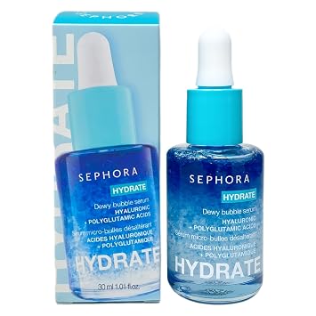 SEPHORA COLLECTION Hydrate - Dewy Bubble Serum with Hyaluronic + Polyglutamic Acids 1.01 fl oz / 30 mL