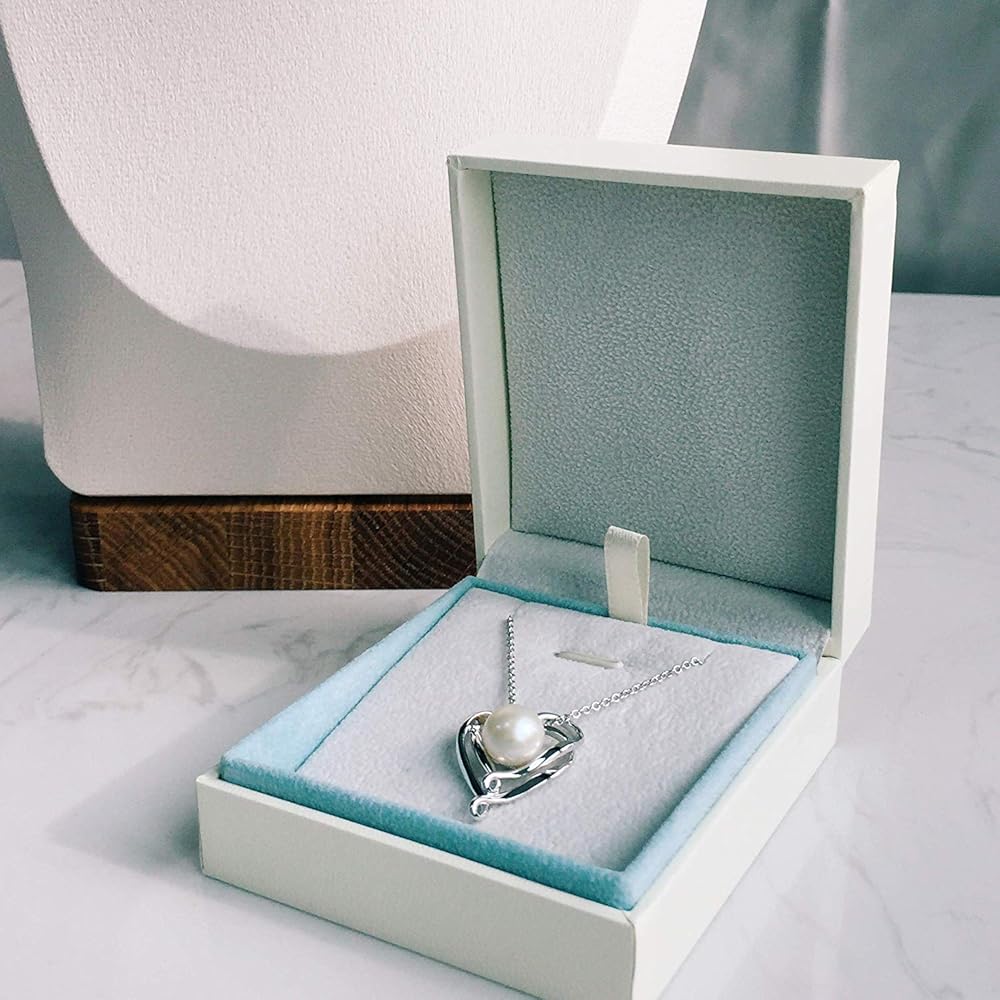 FANCIME Perlen Ohrringe Aus 925 Sterling Silber Mit Echten Süßwasserperlen
