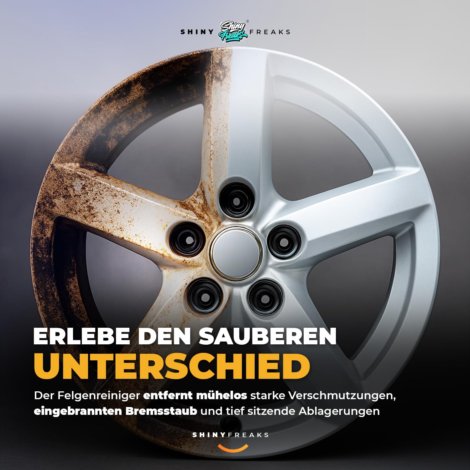 Felgenpflege Set: TUGA Chemie Alu-Teufel Spezial 5 Liter Felgenreiniger Alufelgen + chemicalworkz Sprühflasche mit 360° Canyon Trigger - gründliche Reinigung für Alufelgen & Stahlfelgen | 2-teilig