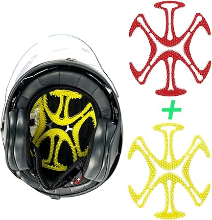 Amazon ヘルメット インナー 2点セット ヘルメット用 ベンチレーションライナー ヘルメットインナー ヘルメット用 ライナー インナーキャップ ソフトシリコンラ素材 冷 感 ヘルメット インナーキャップ 蒸れ防止 ヘルメットインナー は繰り返し洗えます 髪型 崩れ