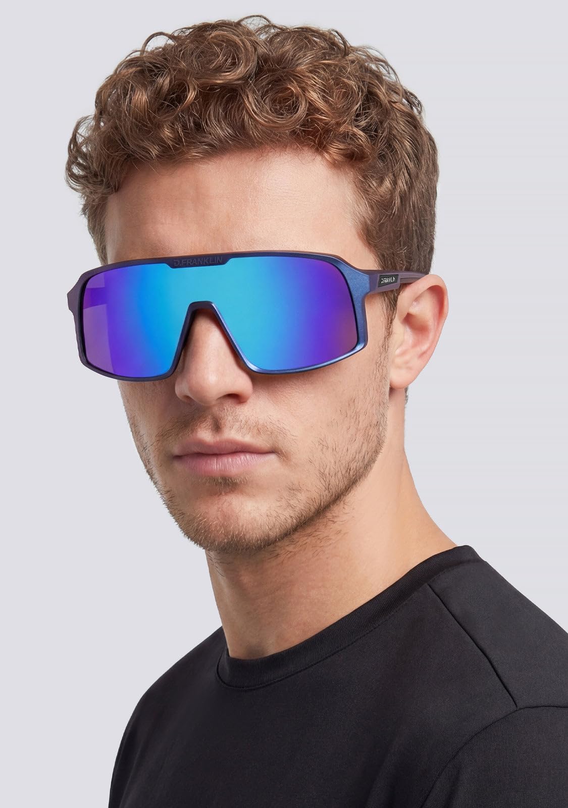 D.Franklin - Unisexowe okulary przeciwsłoneczne z soczewkami UV - Model wind-limited - Okulary przeciwsłoneczne dla mężczyzn i kobiet - Sunglasses
