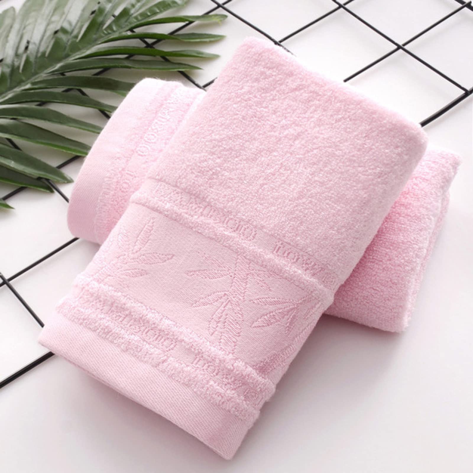 Toallas de bambú suaves y lisas de 75 * 35 cm que cuidan tu rostro gracias a su alta absorción