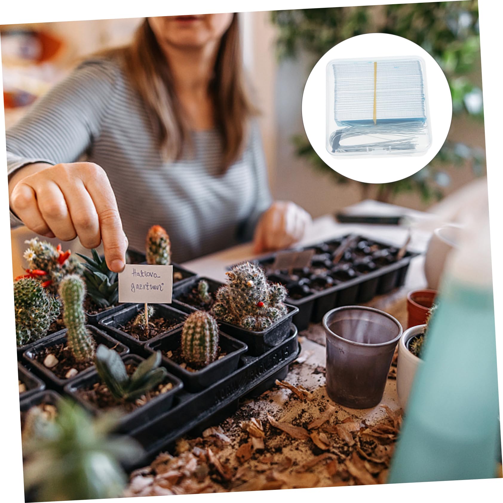 Set Di Etichette Per Piante Da Giardino Marcatori Per Piante in Alluminio Etichette Per Fiori E Verdure Per Giardinaggio E Coltivazione
