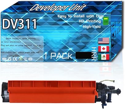 DV311 Developer Unit Compatible for Konica Minolta bizhub C220 bizhub C280 bizhub C360 Printers, High Production Replacement Black