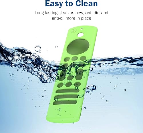 Miniatura 5 de LEFXMOPHY Funda universal Toshiba FireTV e Insignia Smart TV con 6 botones de acceso directo a distancia, funda protectora de silicona verde que