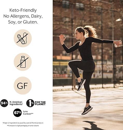 Miniatura 6 de Promix - Proteína vegana en polvo a base de plantas, chocolate crudo, 5 libras a granel, proteína de guisante y vitamina B-12, batidos de fitness y