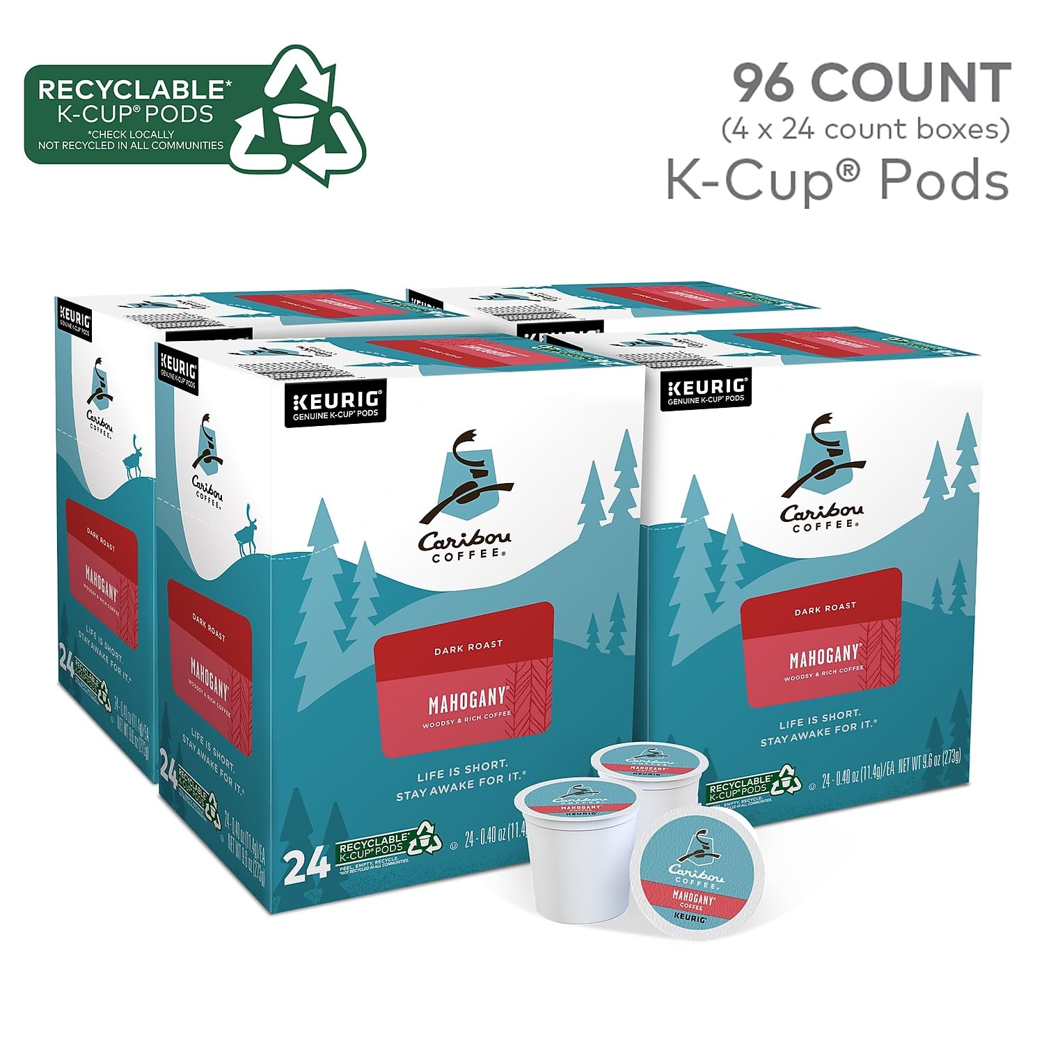 Caribou Coffee Mahogany K-Cups