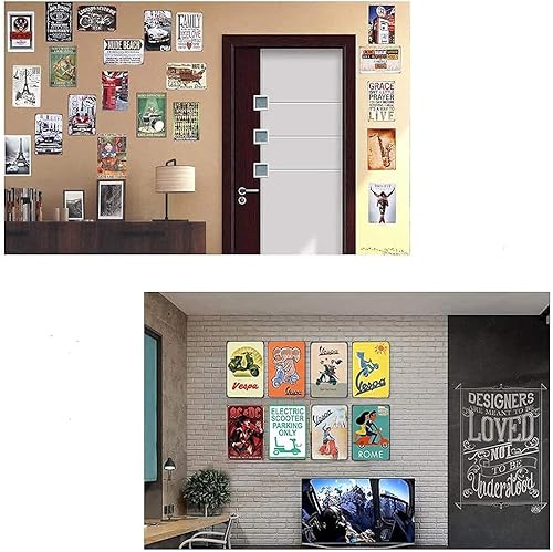 Miniatura 4 de asbwuo Letrero de metal con texto en inglés «How to Build A Chicago» estilo hot dog con texto en inglés «How to Build A Chicago» («How to Build A