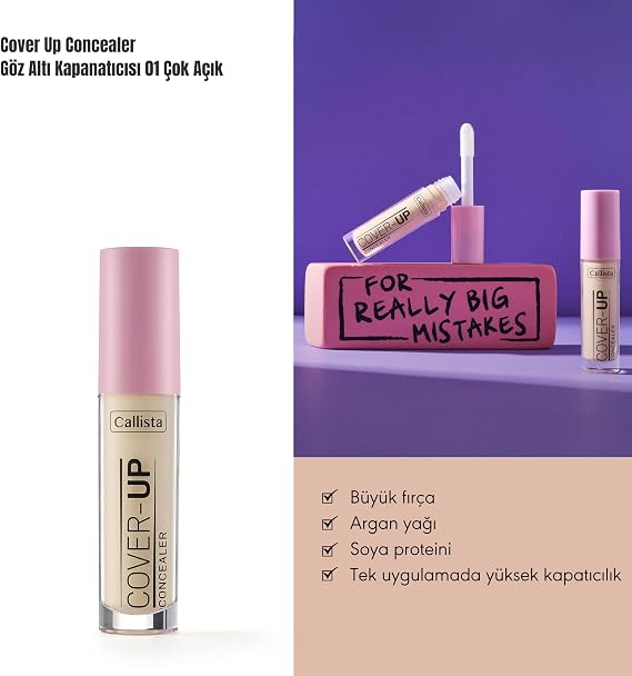 Callista Cover Up Concealer 01 Ivory Under Eye Concealer