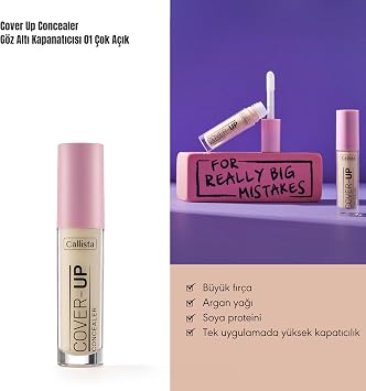 Callista Cover Up Concealer 01 Ivory Under Eye Concealer