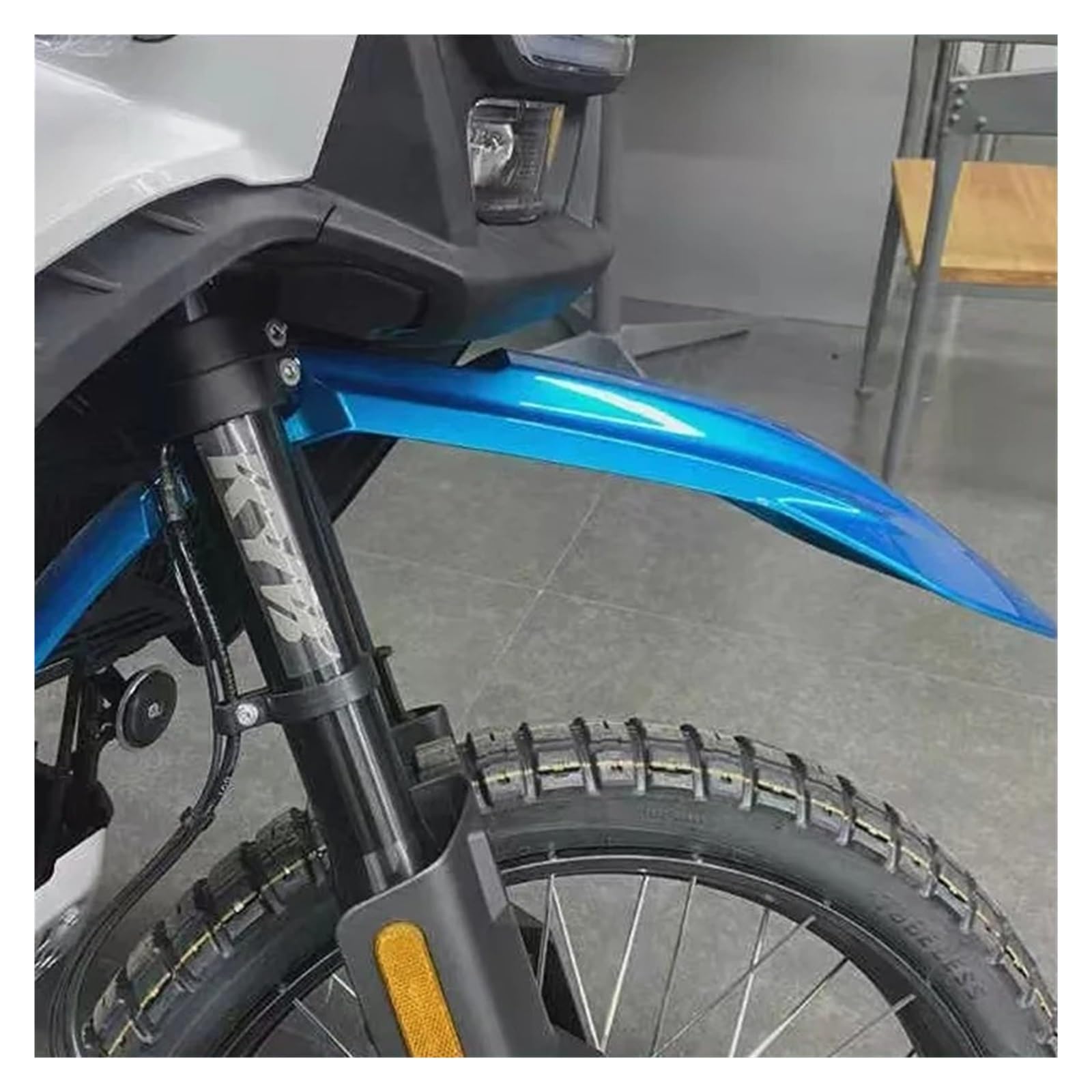 Parafango Motocicletta Per CFMOTO Piastra Di Finitura Sinistra E Destra Protezione Antifango Parafango Anteriore Paraspruzzi in plastica per parafango posteriore p(Grey)
