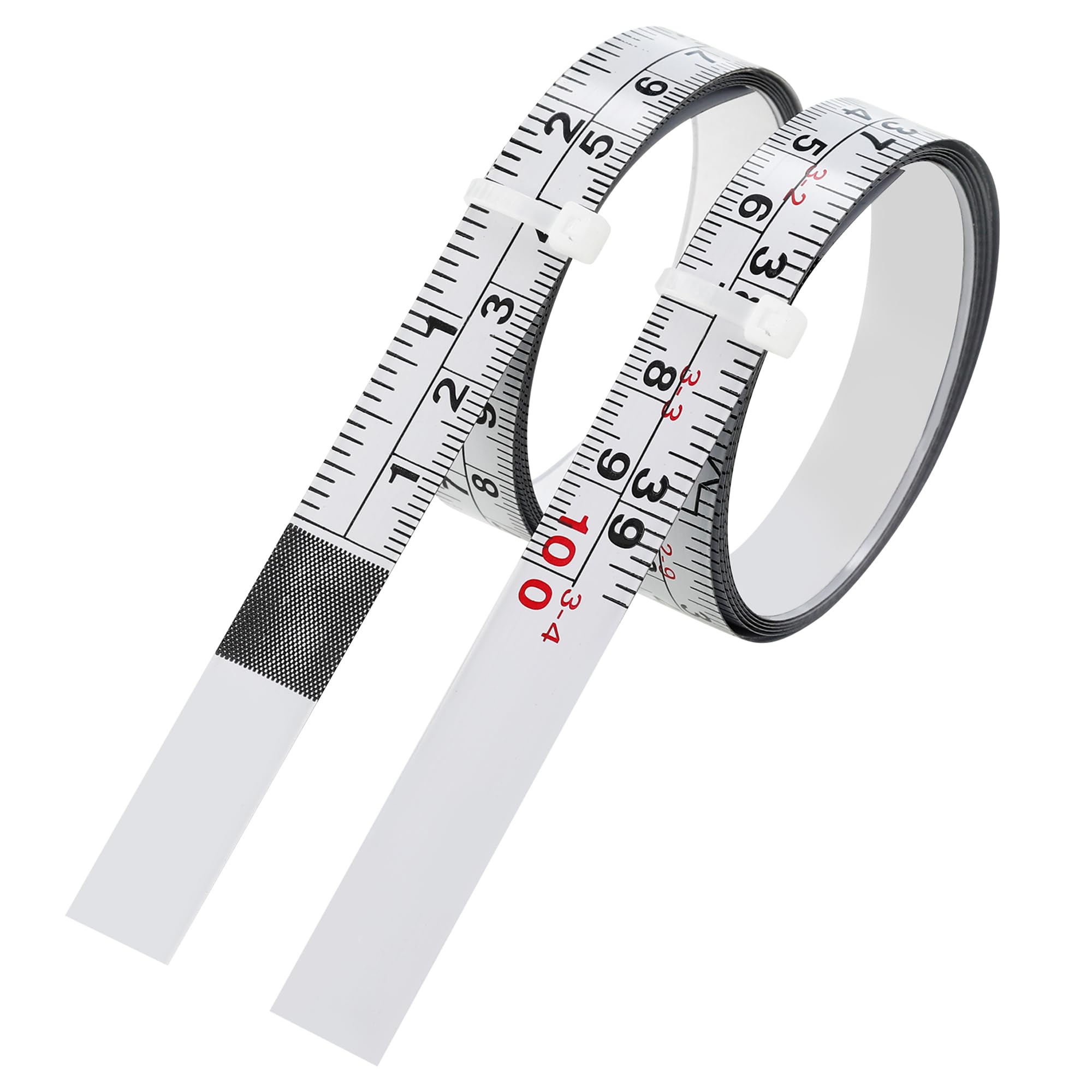 2-Pack Steel Self-Adhesive Measuring Tape, Imperial & Metric Stick-on Ruler, Left to Right and Right to Left Reading Tape Measure for Woodworking, Workbench, Table Saw, Drafting Table, 200cm/78Inch — Amazon image 10