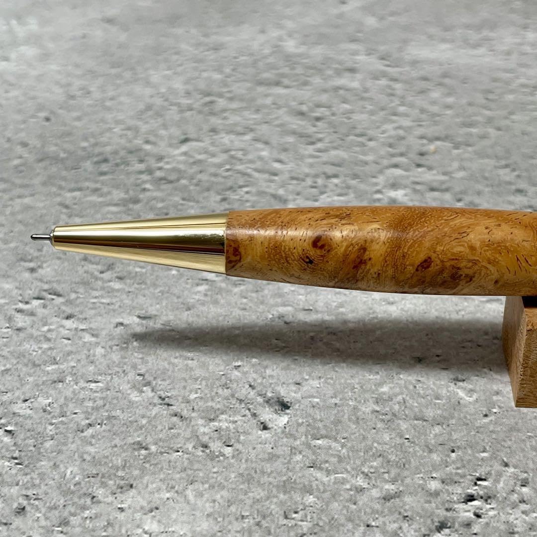 花梨(カリン) ノック式ボールペン　花梨ウッドキューブ Amazon | 花梨(カリン) ノック式ボールペン 花梨ウッドキューブ