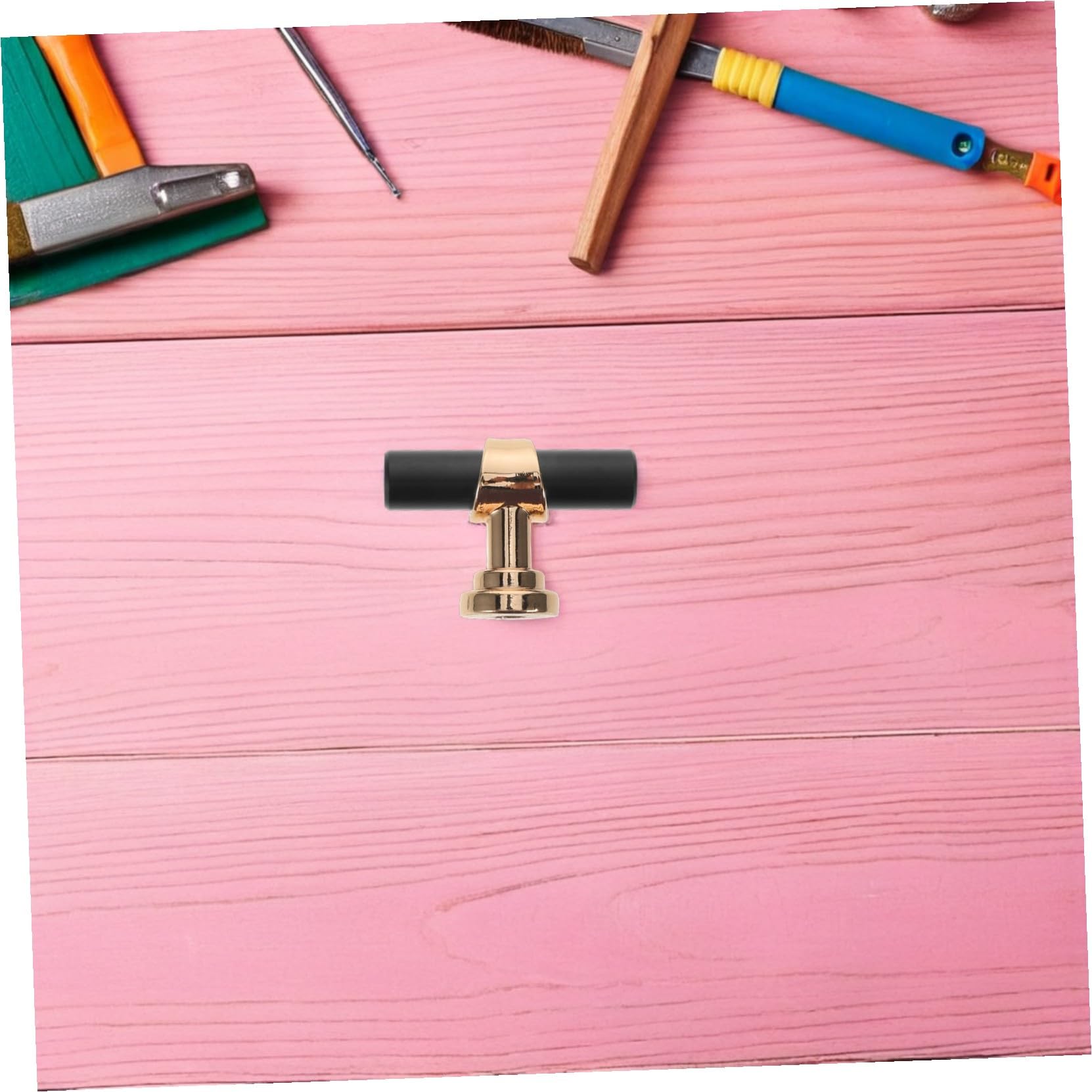 10 Stück Teiliges Moderne Schwarze und Goldene Möbelgriffe aus Robuster Ergonomische Schrankgriffe mit Single Hole Langlebige Küchenschrankgriffe und Schubladengriffe für
