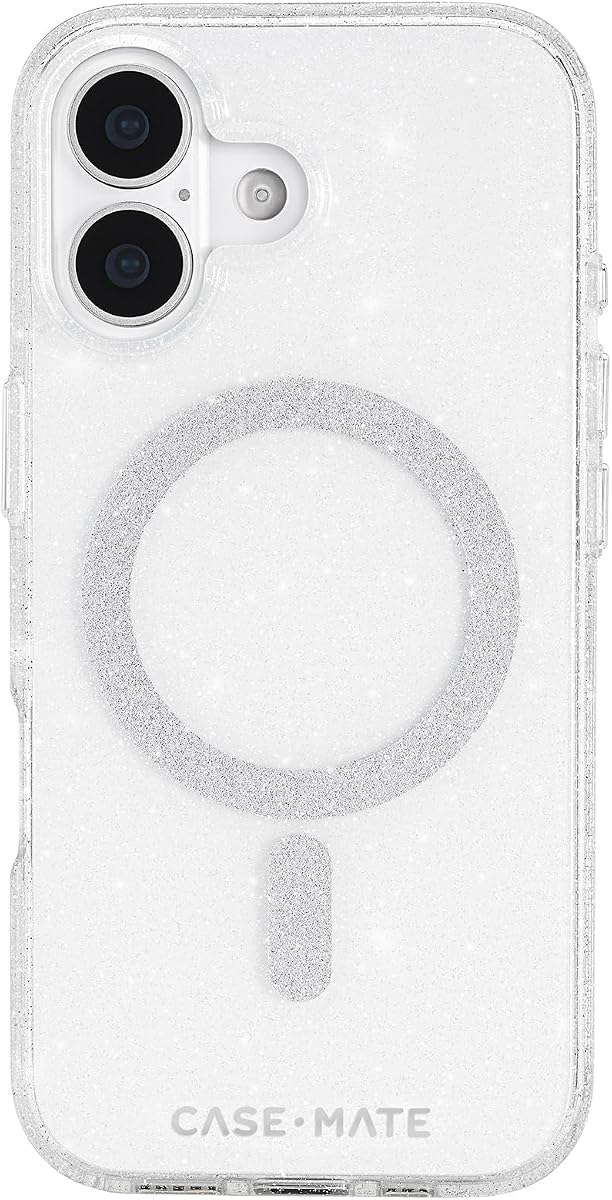 Case-Mate iPhone 17 Case - Twinkle Stardust | Compatible with MagSafe - Stylish Sparkly Phone Case with 12ft Drop Protection - Premium Magnetic Cover for iPhone 17