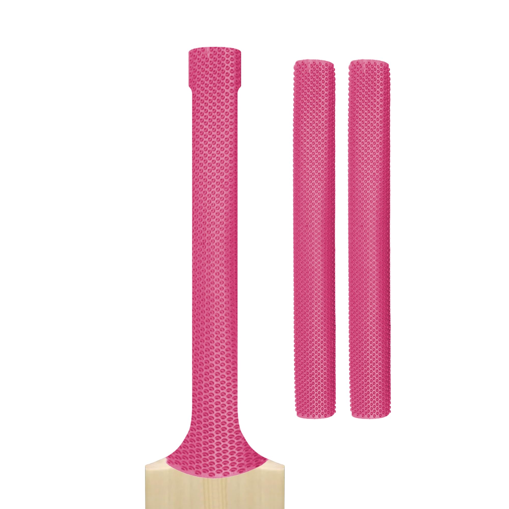 Cricket Bat Grips – Premium Rubber Cricket Bat Grip Tape for Maximum Hold & Shock Absorption | 4 Styles | Multi-Color | Pack of 2| Durable Bat Grips Cricket (2, Pink, Octopus)