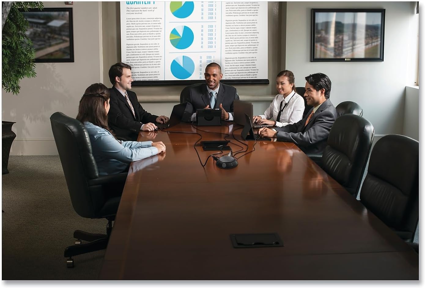 Belkin USB-C Multimedia + Charge Adapter, 4K HDMI/USB-A/USB-C/VGA, 4.9 ft, Black