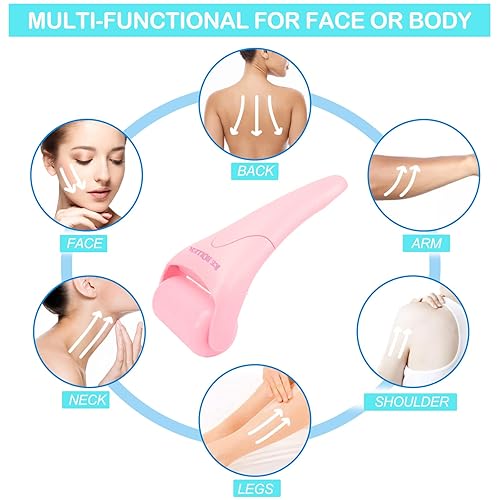 Miniatura 7 de Rodillo de hielo para alivio de cara, ojos y cuerpo entero, herramienta para el cuidado de la piel para aliviar la migraña y la circulación