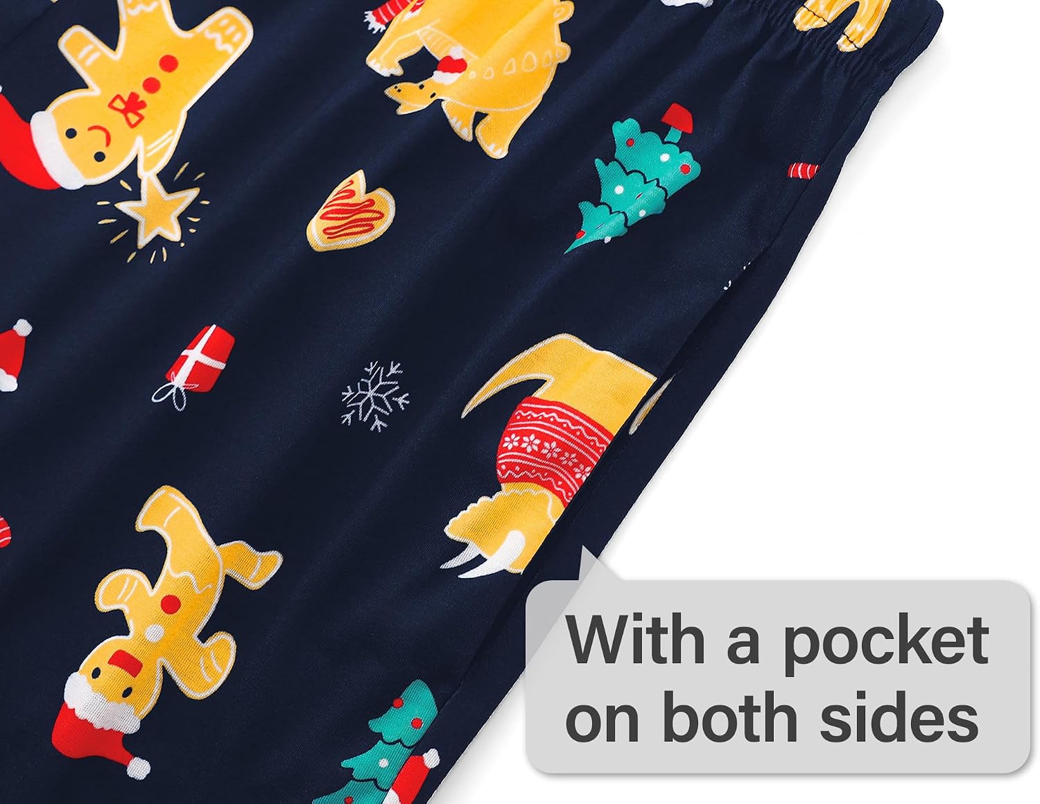 Tebbis Family Christmas Pajamas PJS Matching Set Adult Kids Baby Pet Dog & Doll Cotton