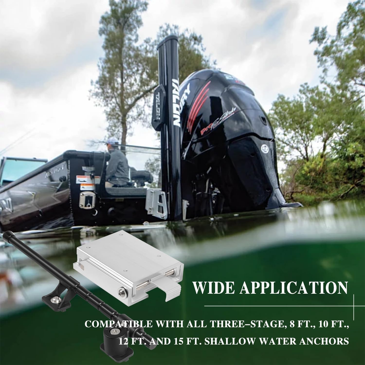 1810222 Talon Tilt Bracket Compatible with All Three-Stage, 8/10/12/15-Feet Talons Shallow Water Anchor