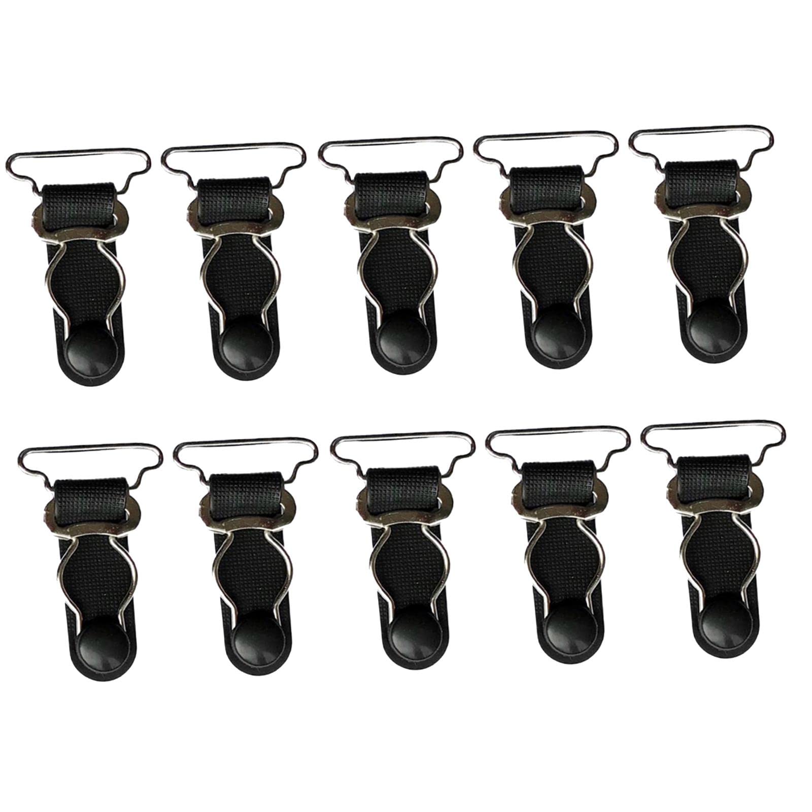 kowaku 10x Courroies Porte-jarretelles pour Femmes Clips En Métal Bas de Cuisse Boucles de Jarretelles