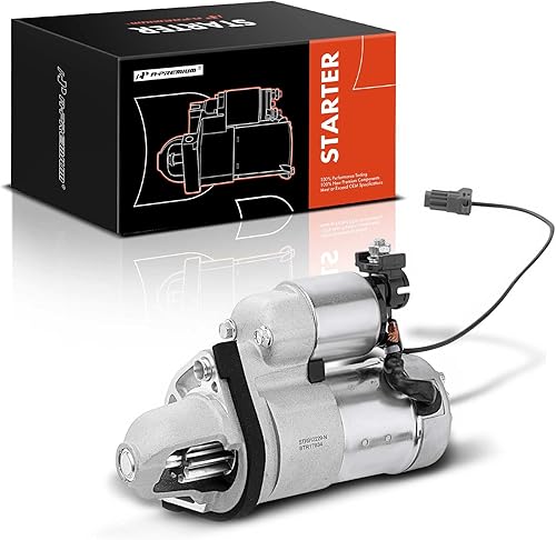 A-Premium Motor de arranque compatible con Nissan 370Z 09-19, INFINITI Q50 14-19, G25 11-12, QX50 14 16-17, Q60 14-19, G37 08-13, QX70 14-17, Q70