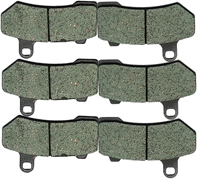 Front Rear Brake Pads compatible with Harley Night Rod | Non-sintered, organic, aramid fiber, compatible with Harley VRSCDX Night Rod 2007-2017
