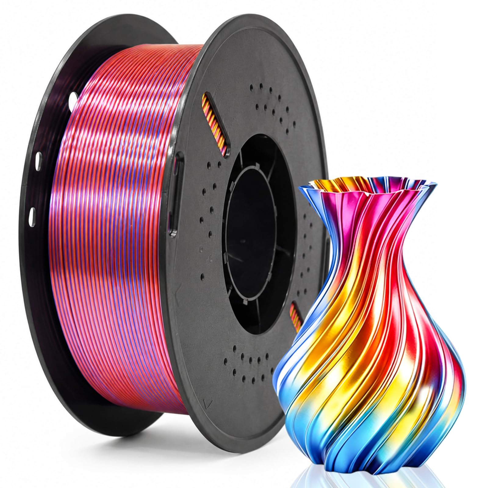 Multicolor Glow in the Dark 3D Printing Filament -31 Multicolor Glow in the Dark 3D Printing Filament -31