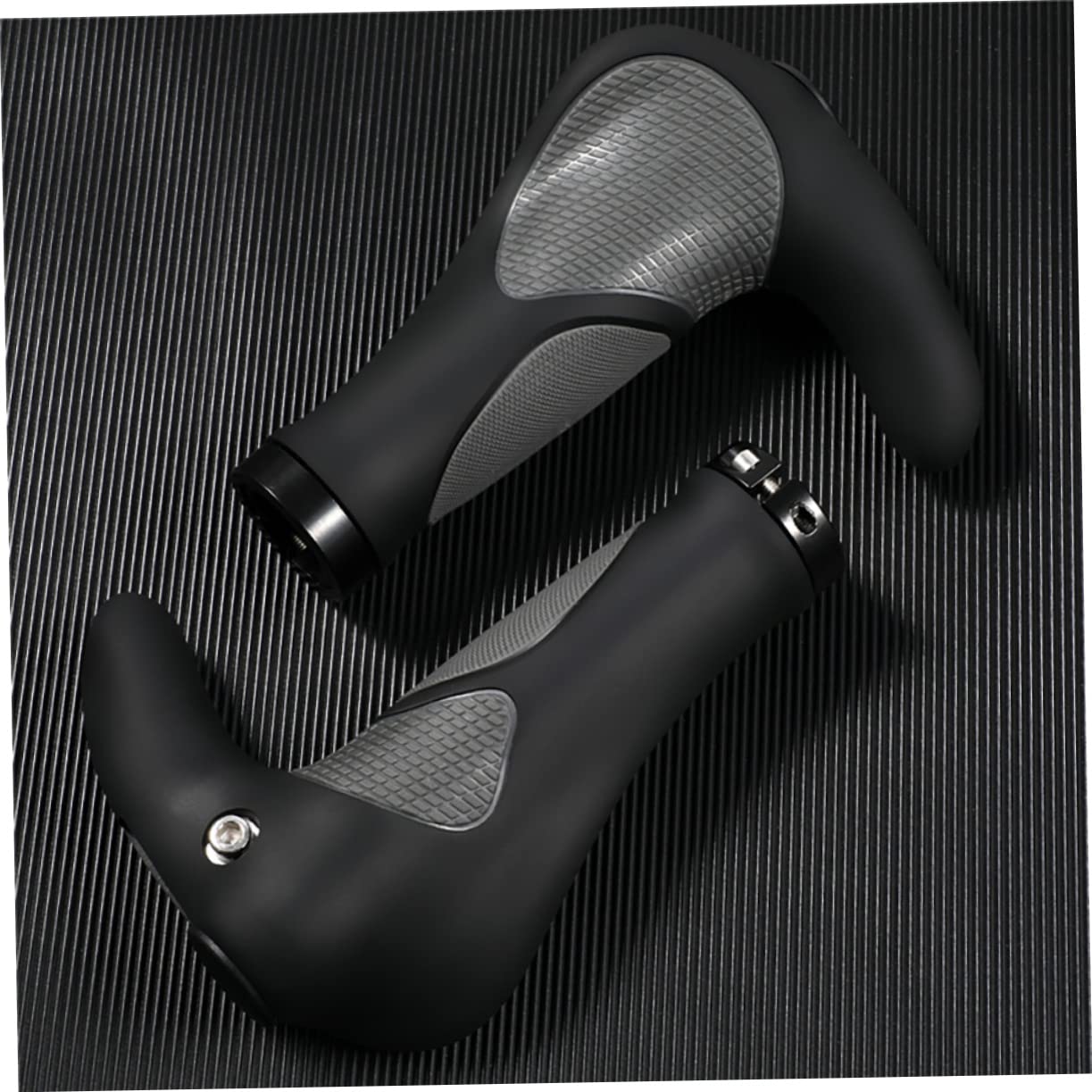 Milisten rutschfeste Gummigriffe mit Verriegelungsmechanismus für Mountainbike Lenker Ergonomische Fahrradgriffe für Langstreckenfahrten und Straßenräder