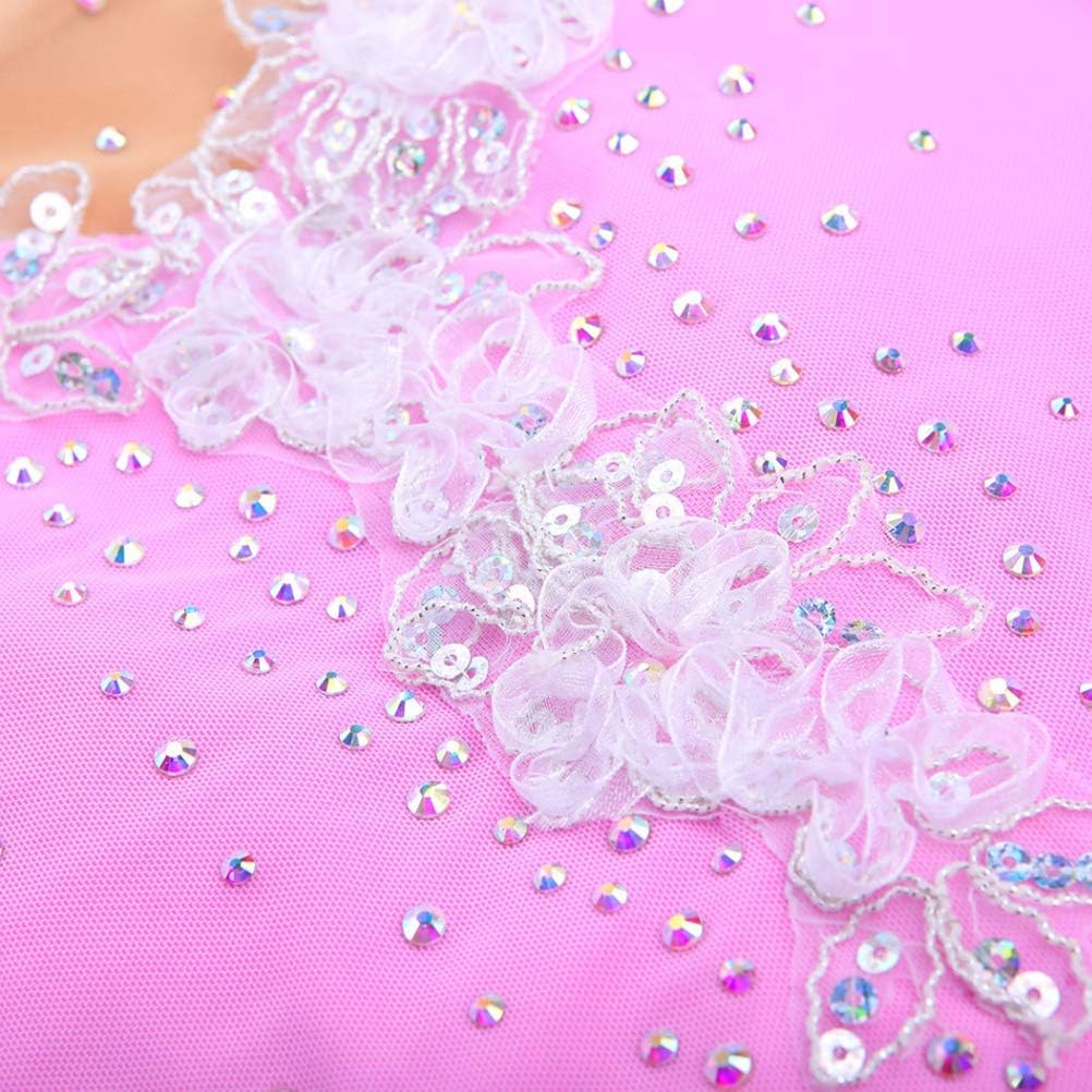 Figure Skating Competition Dress Gradient Girls' Ice Skating Performance Costume Skating Costumes