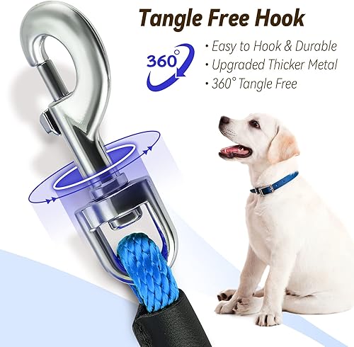 Miniatura 3 de Lynxking Correa de control para perros - Correa larga de adiestramiento para perros - Línea de seguimiento con asa cómoda - Cuerda para cachorros