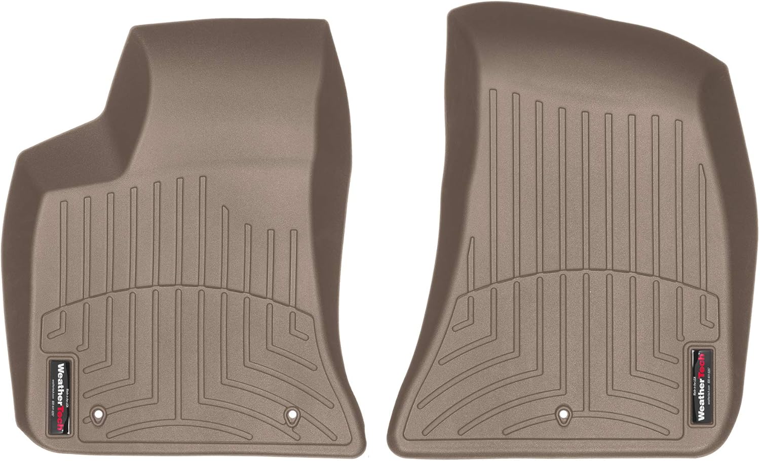 WeatherTech Custom Fit FloorLiners for Dodge Charger, 300, 1st Row (443791), Black