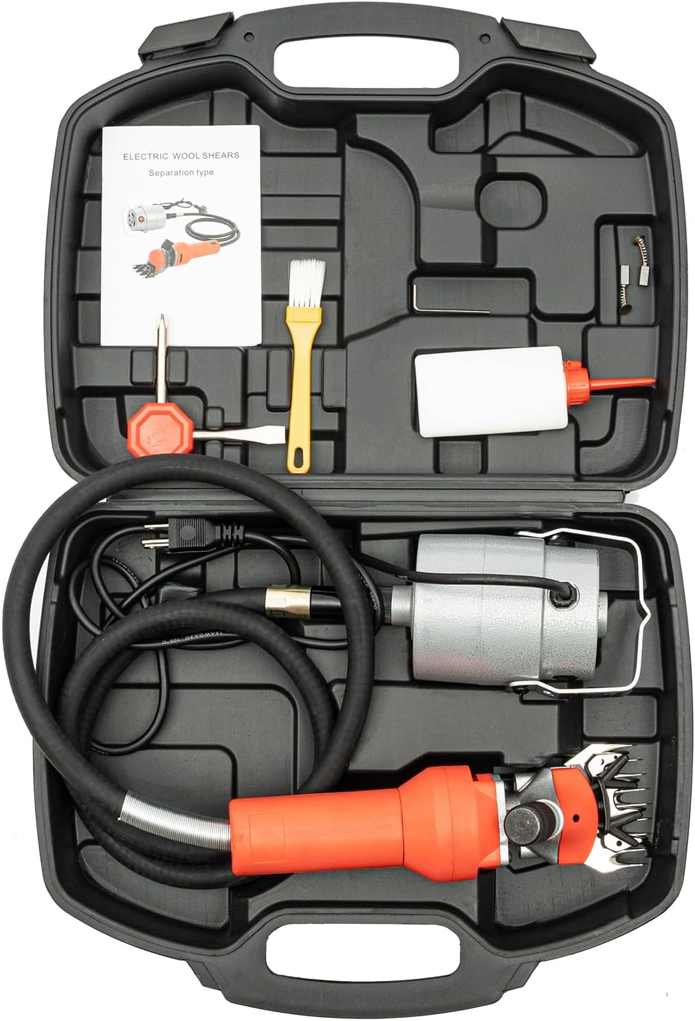 Sheep Shears Heavy Duty Clippers,1200W Pro Sheep Shearing Clippers AC 110V/60HZ Professional Animal Shearing Machine 2800r/min for Grooming Sheep Goats Horses Large Dog Thick Coats Animals