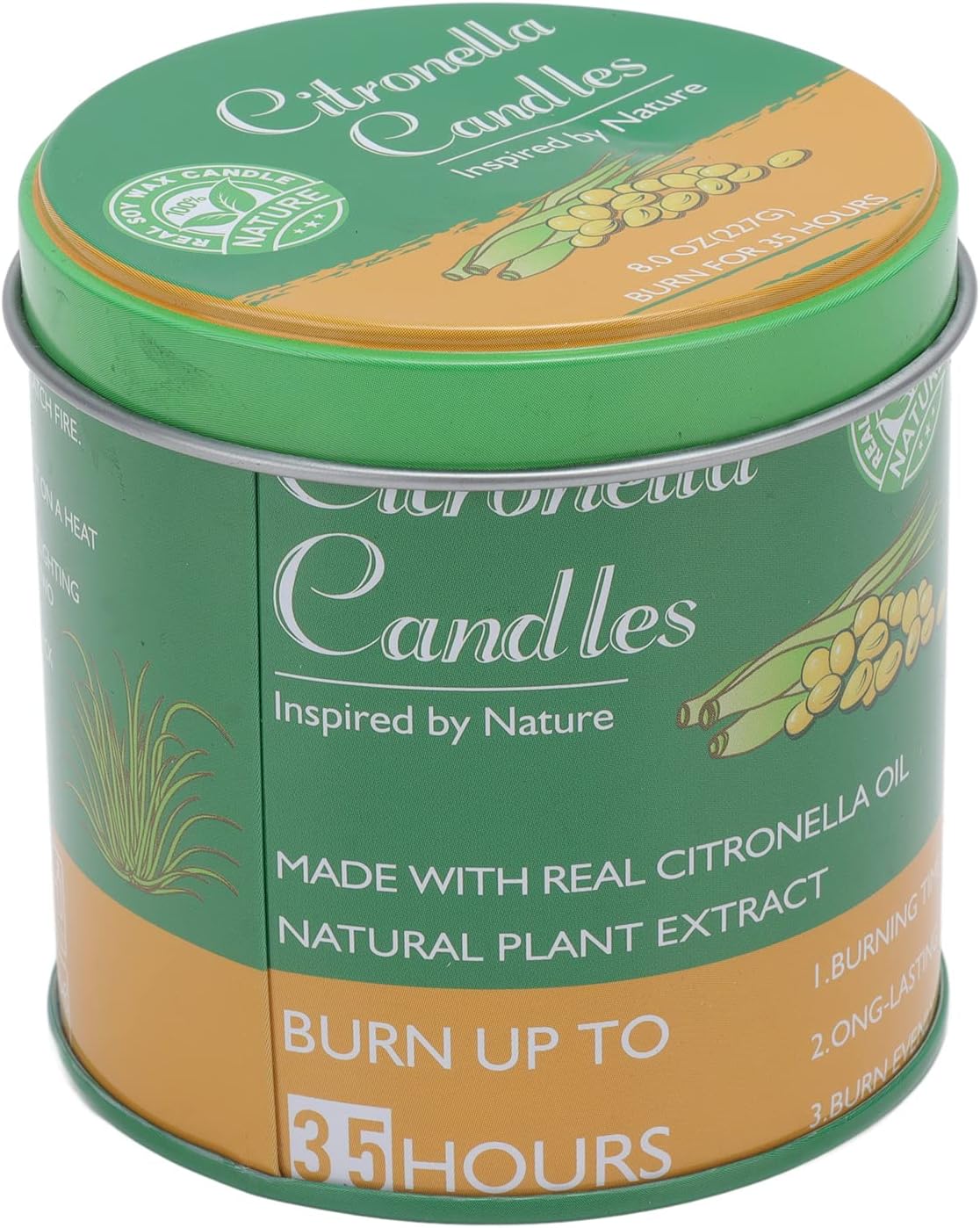 Emergency Candle, Portable Scented Candle Long Lasting Pure