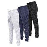 3 Pack Mens Joggers Mens Athletic Sweatpants with Pockets for Men&comma; Small - 3X