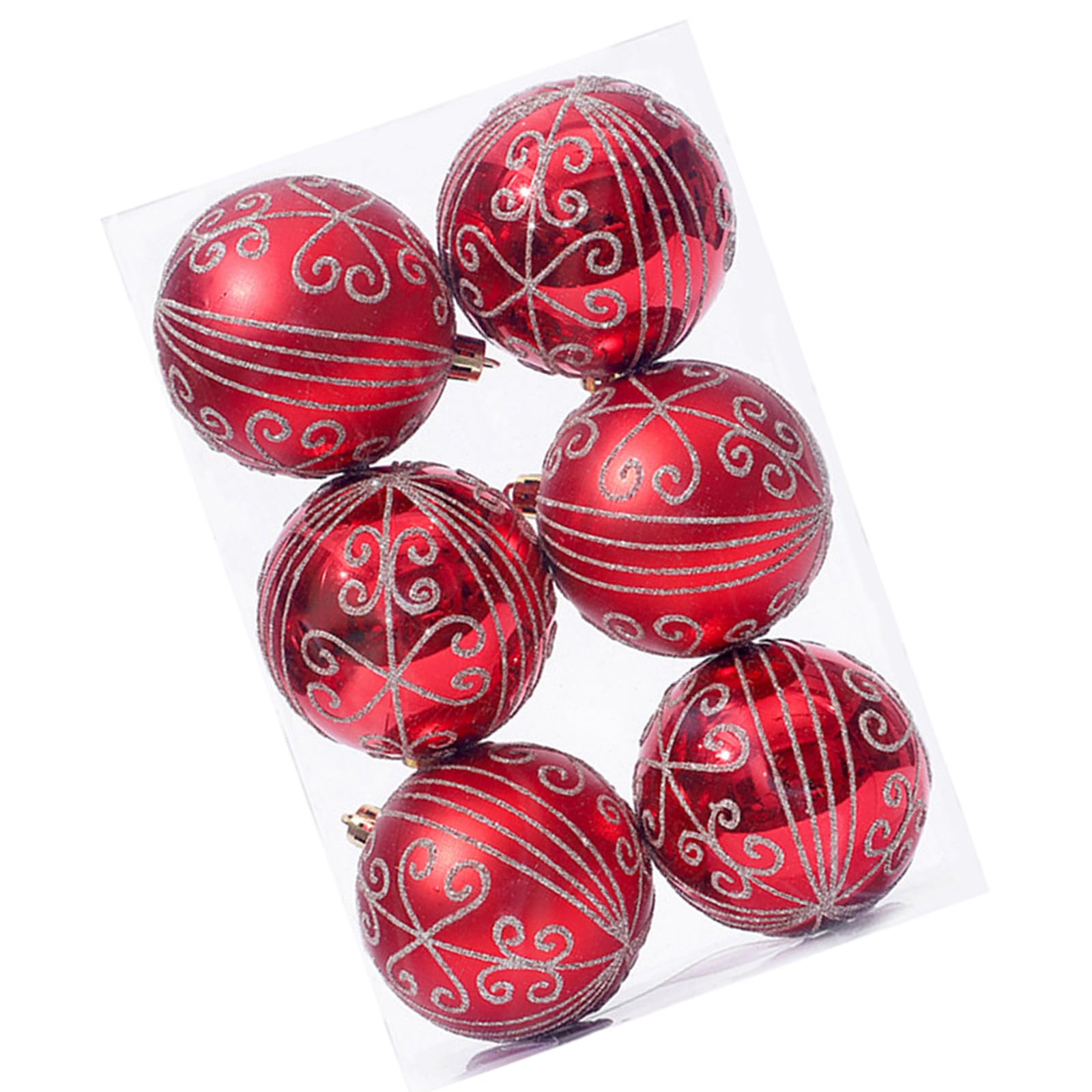 Buxuaaaa Shatterproof Christmas Tree Baubles Shimmering Hanging Ornament for Festives Stylish Holidays Home Window Decorations Christmas Tree Ornament