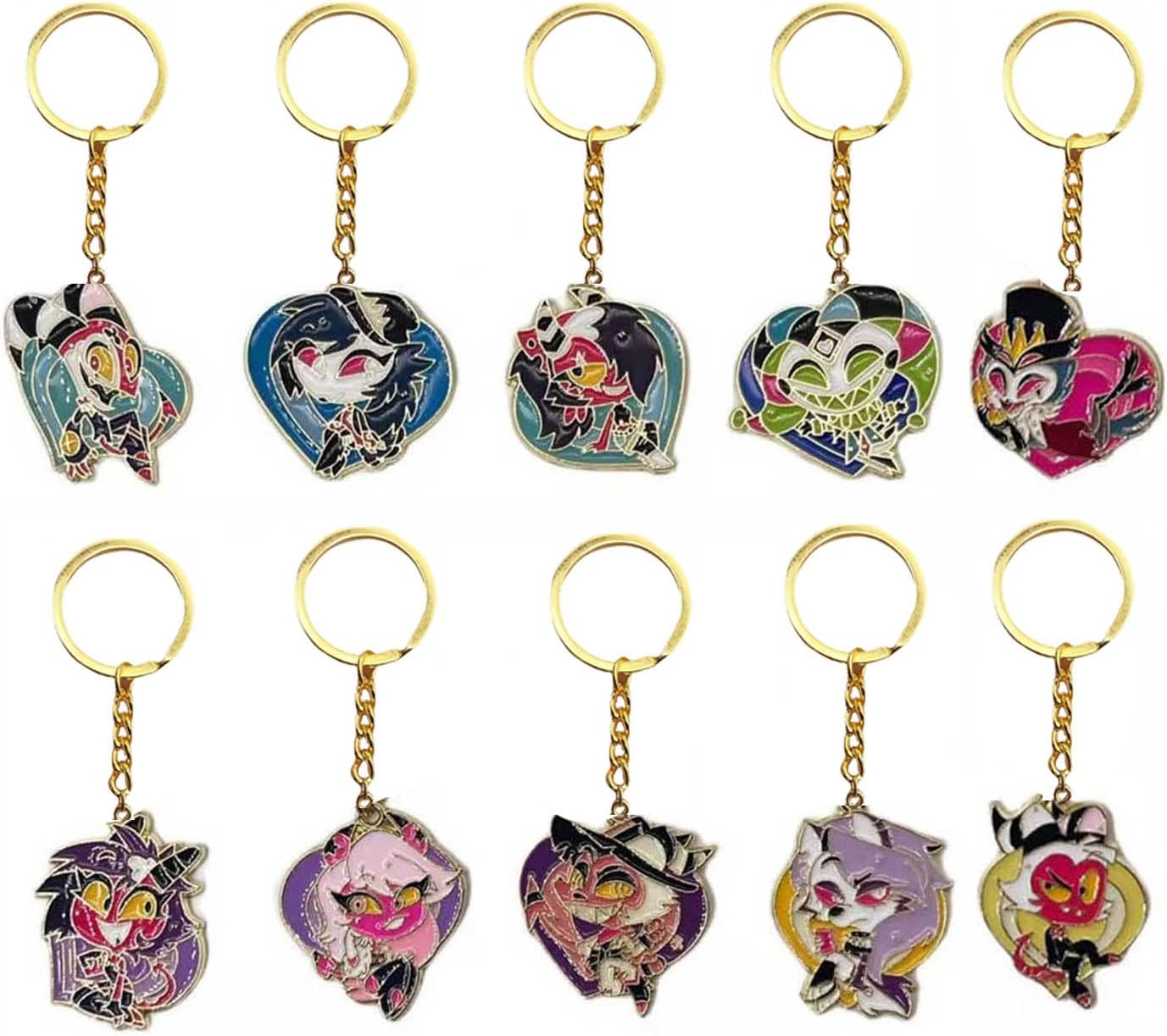 SXYNIO AlienStages Schlüsselanhänger Set - 2 Chibi Figuren Mizi & Sua Für Echte Fans