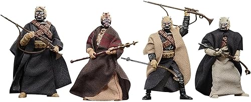 Miniatura 3 de STAR WARS Tusken Raiders - Figura de acción de 3.75 pulgadas, paquete de 4