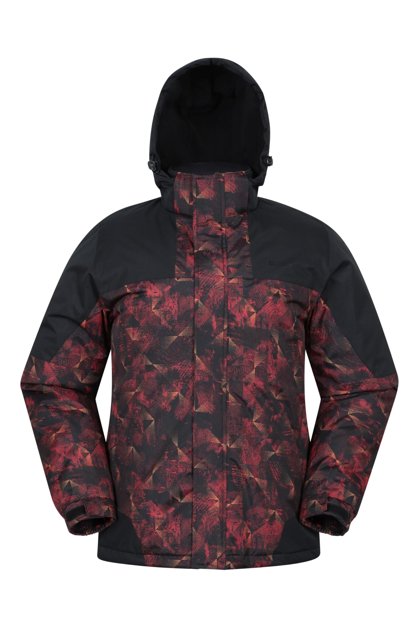 Mountain Warehouse Dusk Skijacke für Herren - Wasserbeständige Snowboardjacke, Fleecefutter, Schneerock, Kapuze und Bündchen zum Verstellen - Ideale Winterjacke