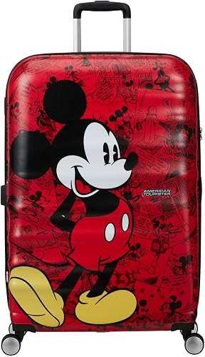 American Tourister Breakruptor de Ondas FL - Spinner L, Maleta, 77 cm, 96 L, Multicolor (Mickey Comics Red)