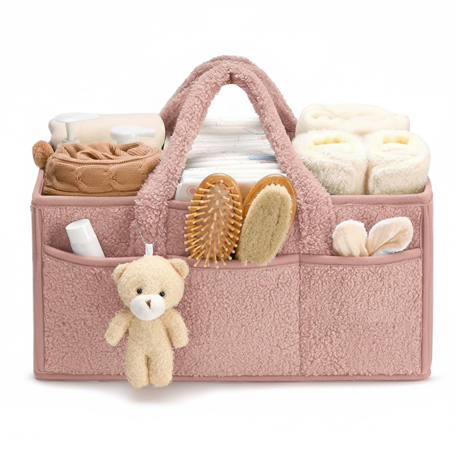 Comioke Portable Storage Pram Bags, Buggy Organiser Bag with Shoulder Strap, Buggy Pram Bag Baby, Organiser Universal for Carrying Nappy, Mobile Phones, Toy Snacks-image-45